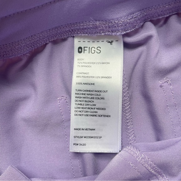 Figs High Waisted Livingston Pants Medium Petite - Picture 6 of 6